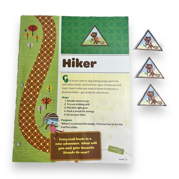 Girl Scouts Other Girl Scout Brownie Hiker Badge Requirement